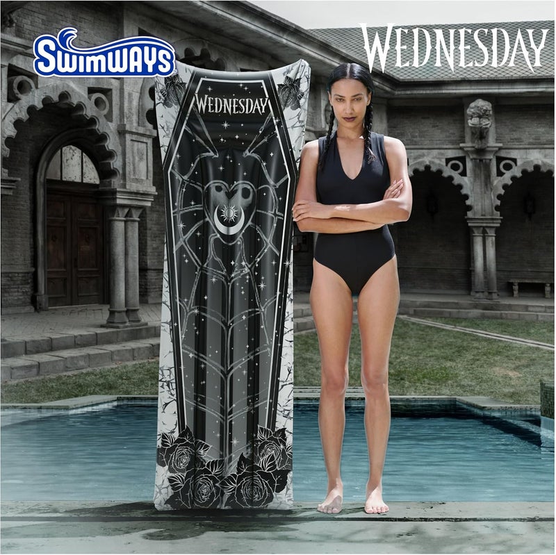 SwimWays Wednesday Swim Tube Pool Float, Inflatable Pool Floats & Kids Pool Toys, Swimming Pool Accessories & Beach Essentials for Teens Aged 14 & Up - Image 2